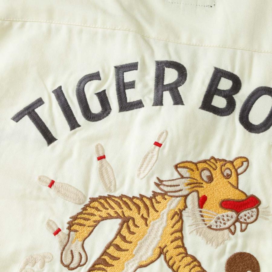 ボーリングシャツ メンズ 半袖シャツ 開襟シャツ オープンカラー 刺繍
