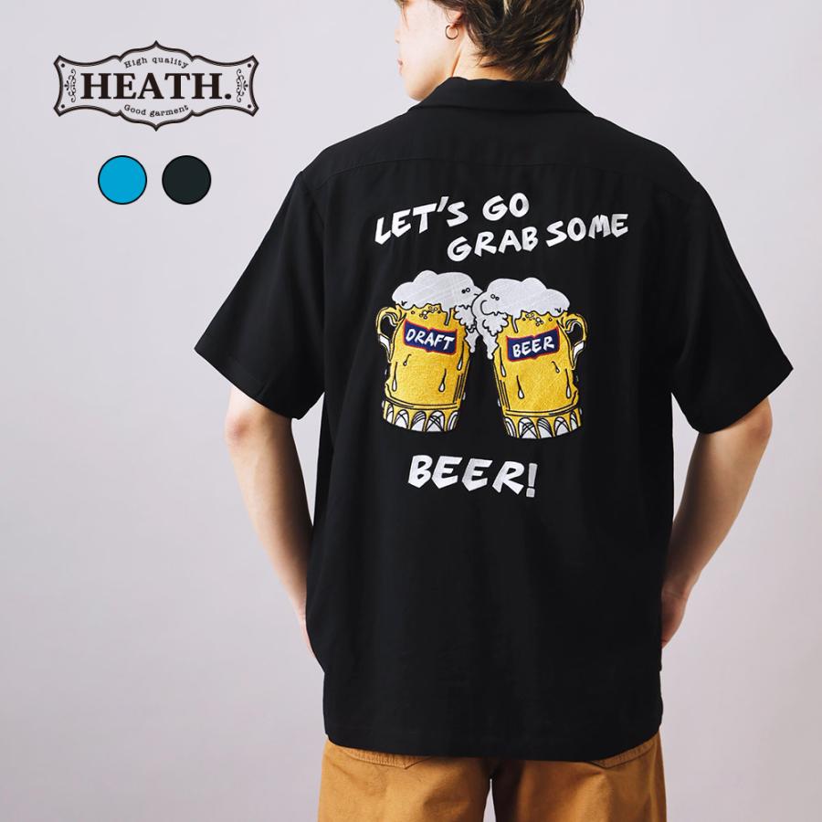 10%OFF！ファミリーセール！ ボーリングシャツ メンズ 半袖 刺繍