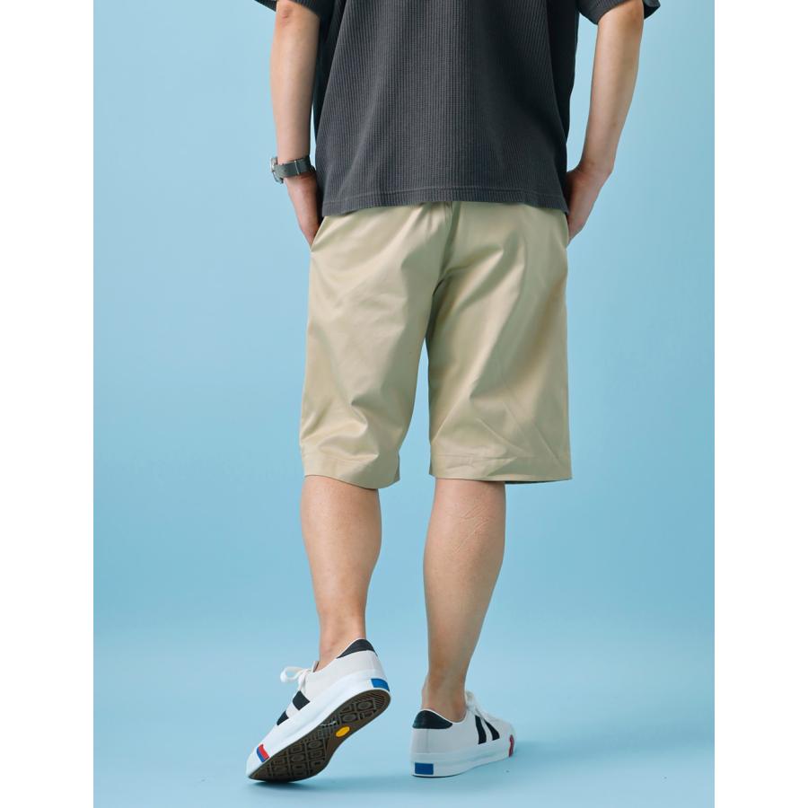ショートパンツ メンズ チノ プリーツ ウエポンクロス 日本製 HEATH S