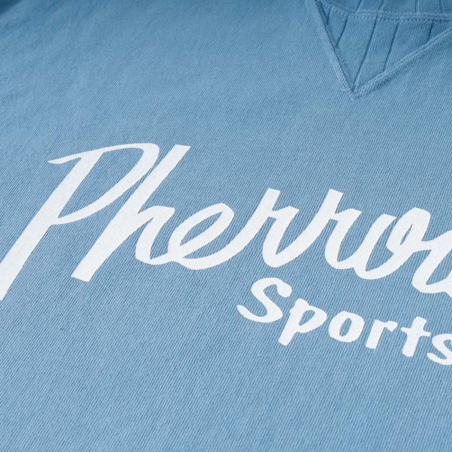 Pherrow's フェローズ Tシャツ メンズ カットソー 半袖 スウェット型 トレーナー型 厚手 頑丈 日本製 別注 限定 アメカジ ヒース 横浜 ハマカジ Lightning掲載店｜heath｜07