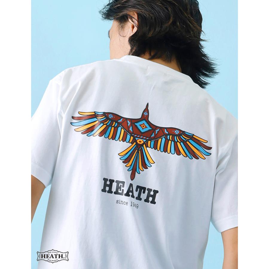 Tシャツ メンズ 半袖 7.4oz バックプリント ナバホ イーグル