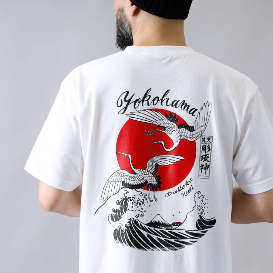 Tシャツ メンズ カットソー 半袖 バックプリント 大きいサイズ S-2XL