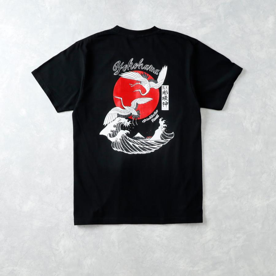 Tシャツ メンズ カットソー 半袖 バックプリント 大きいサイズ S-2XL