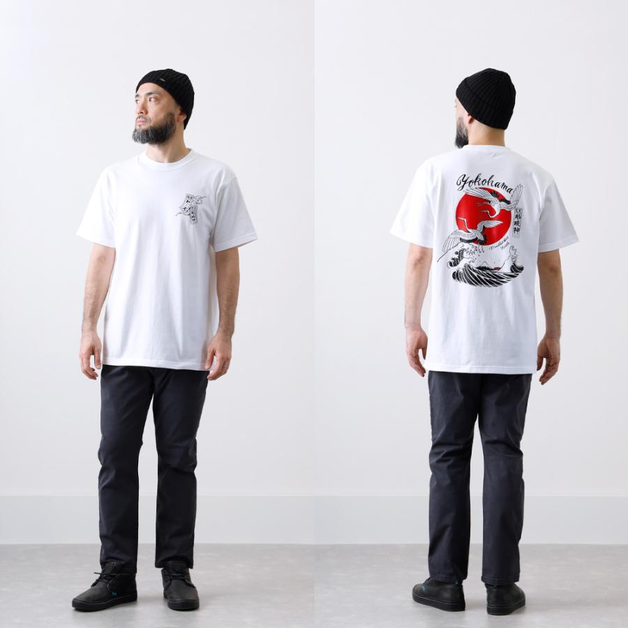 クーポン対象】Tシャツ メンズ カットソー 半袖 バックプリント 大きい
