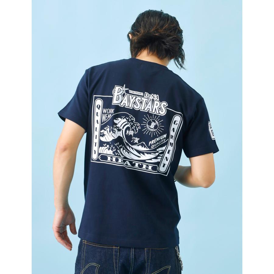 Tシャツ メンズ レディース 半袖 横浜DeNAベイスターズ 公認 波