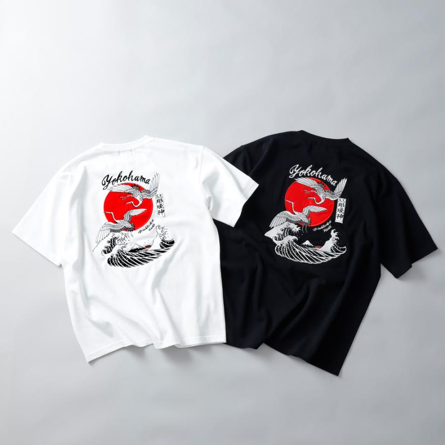 tシャツ メンズ 半袖 カットソー 9.1oz 刺繍 大きいサイズ 厚手 頑丈