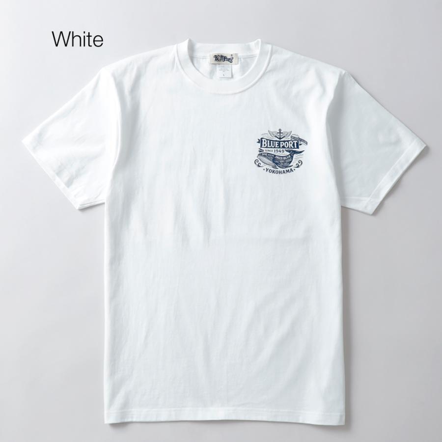 BLUE PORT Tシャツ メンズ 半袖 カットソー バックプリント 大きい