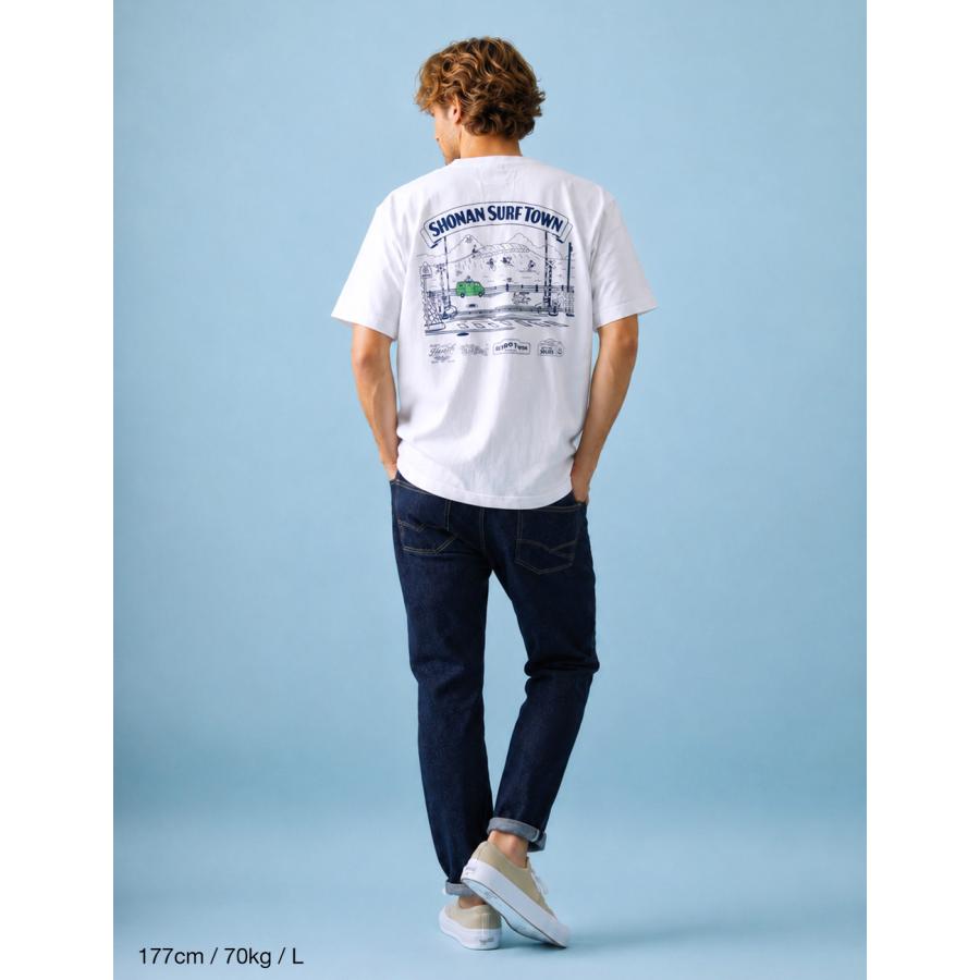 BLUE PORT Tシャツ メンズ 半袖 厚手 ハーレー アメカジ HEATH × RETRO
