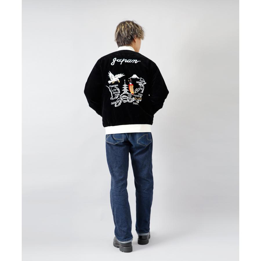 TAION（タイオン） スカジャン リバーシブル ダウンジャケット メンズ