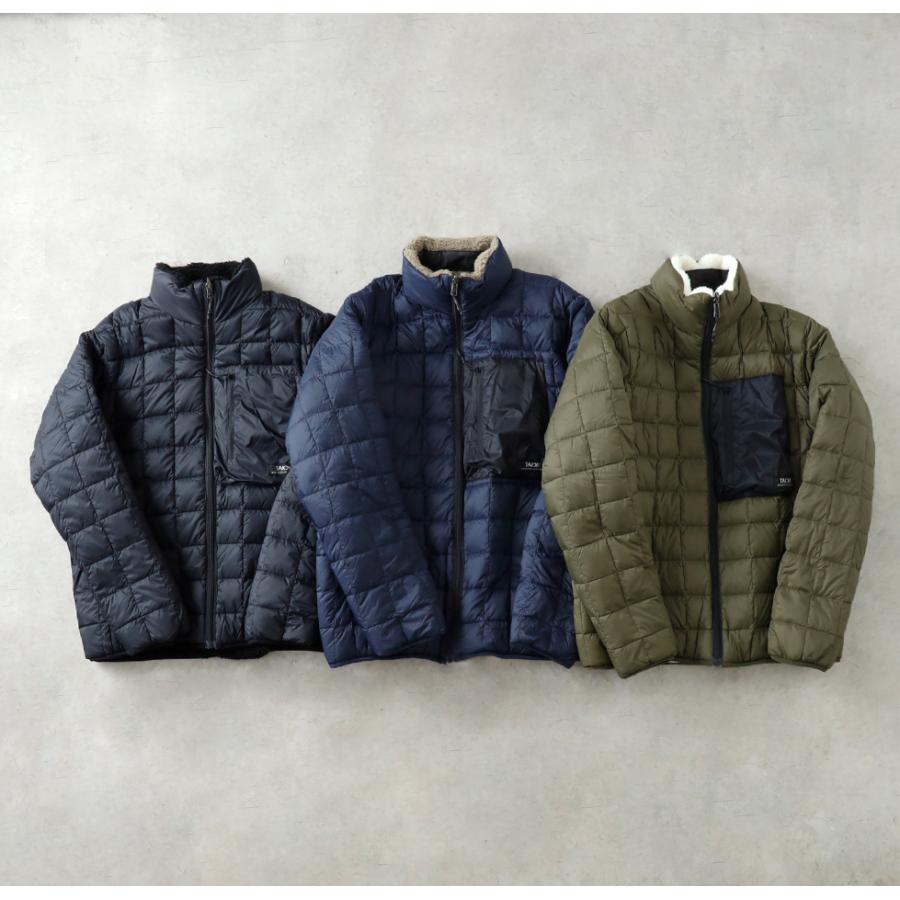 新品　TAION リバーシブルダウンジャケット TAION】MOUNTAIN REVERSIBLE LIGHT DOWN JACKET リバーシブル