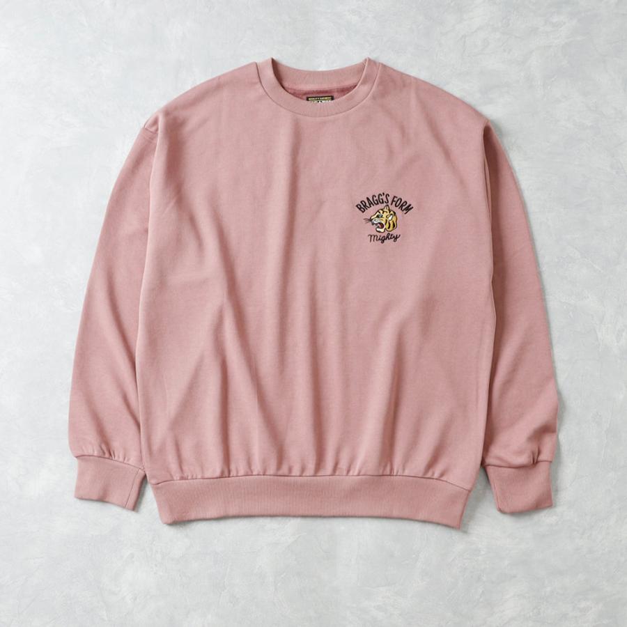 お茶様虎スウェットピンク Onitsuka Tiger（オニツカタイガー） トレーナー スウェット SWEAT TOP