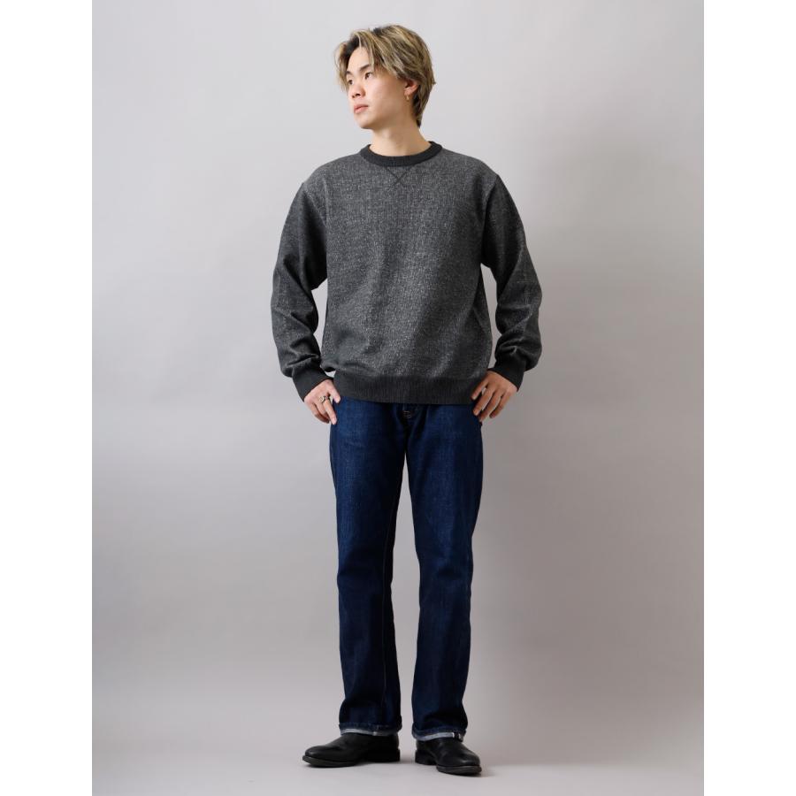 スウェット メンズ トレーナー ステンシル Vガゼットステッチ