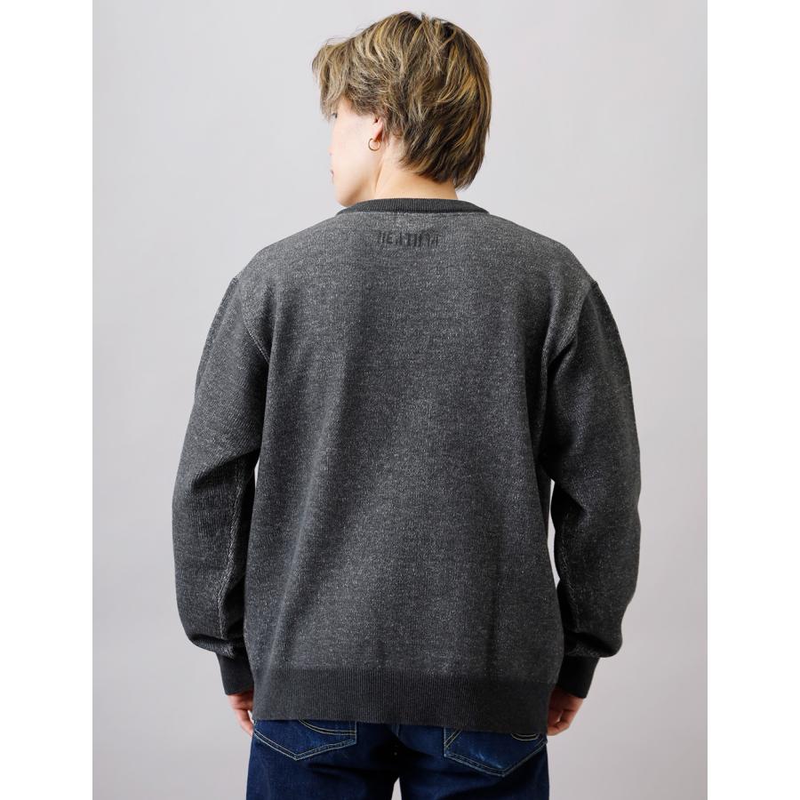 スウェット メンズ トレーナー ステンシル Vガゼットステッチ