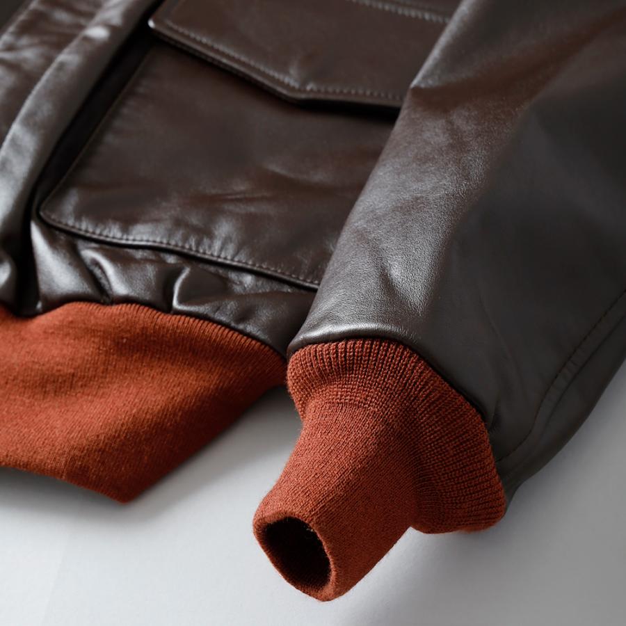 HOUSTON（ヒューストン） ut-8173 フライトジャケット ホースレザー