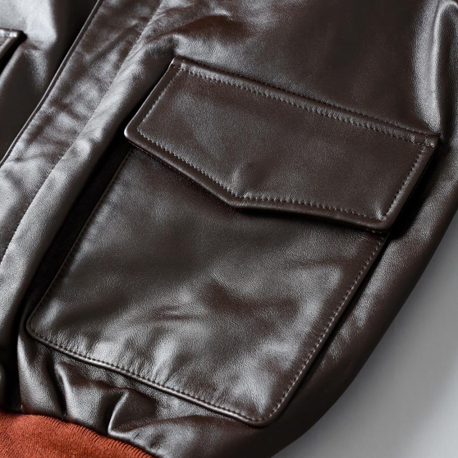 HOUSTON（ヒューストン） ut-8173 フライトジャケット ホースレザー