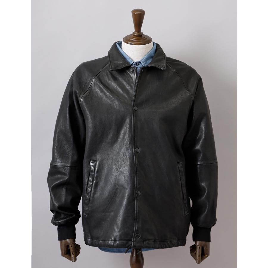 30%OFF！ファミリーセール！ HOUSTON ヒューストン ut-8237 レザーコーチジャケット シープレザー メンズ アウター コーチジャケット バイク ツーリングの画像