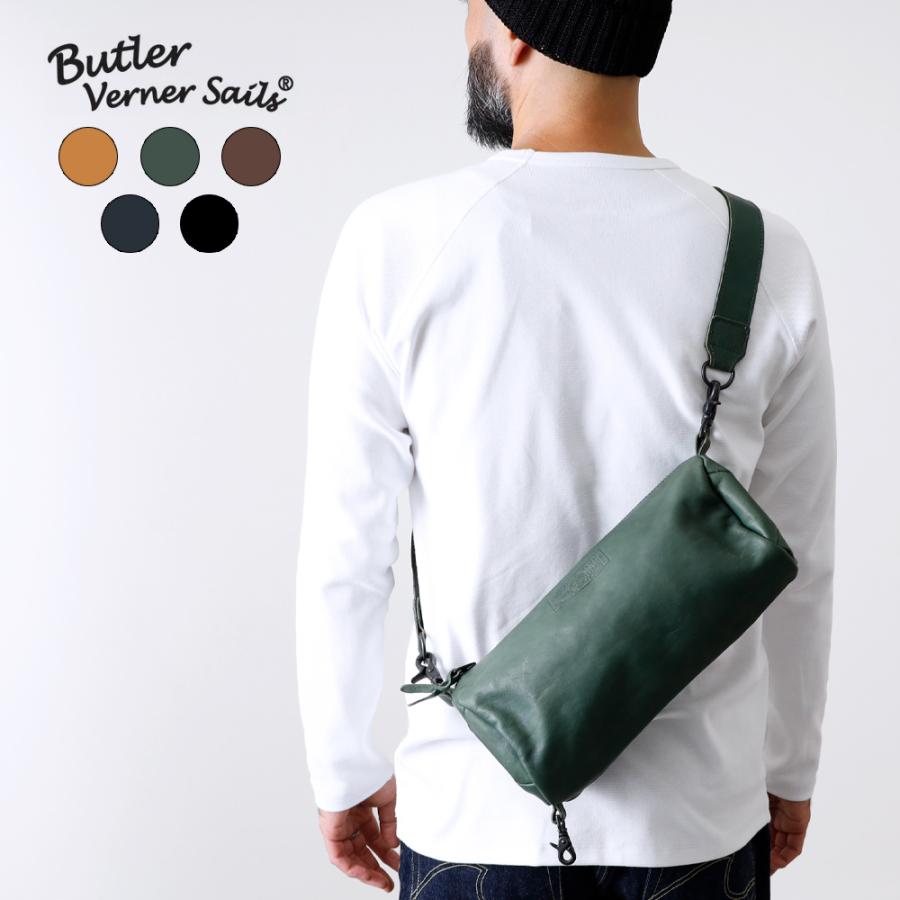 未使用品 Butler Verner Sails ボディバッグ 本革 馬革 Butler Verner Sails（バトラーバーナーセイルズ） 馬革ロール