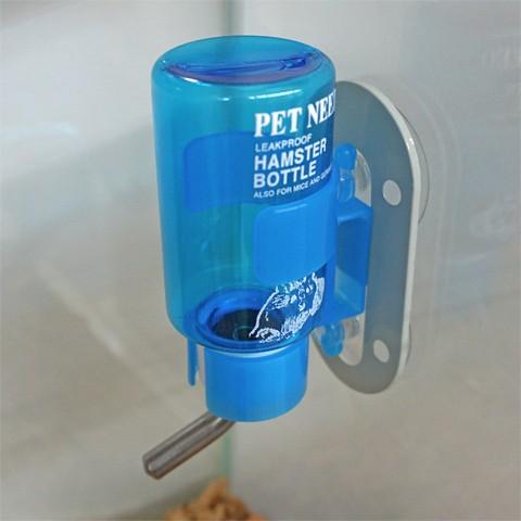 吸水器　タイニ８０ｃｃ/給水器 ウォーターボトル 吸盤 ケース 水槽 ハムスター PET NEED 餌やり、水やり用品｜heaven-y