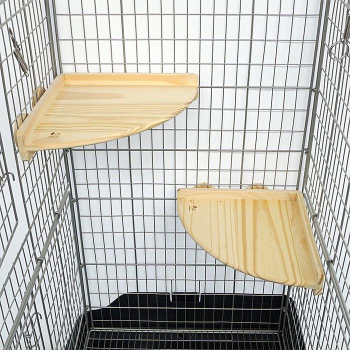 三晃商会 フォレストステージ コーナーM【2個セット】/ケージ ゲージ