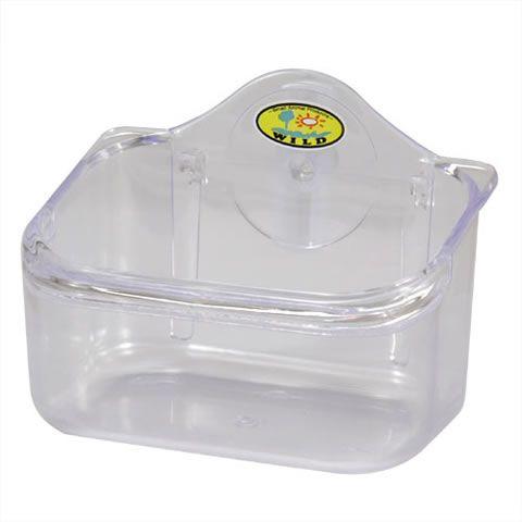 三晃商会 イージー食器＜M＞/エサ入れ 固定 透明 小動物 うさぎ