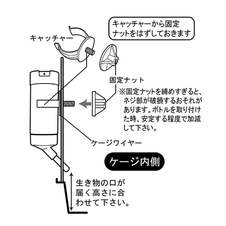 三晃商会 マルチボトル90/吸水器 給水器 ウォーターボトル 水飲み