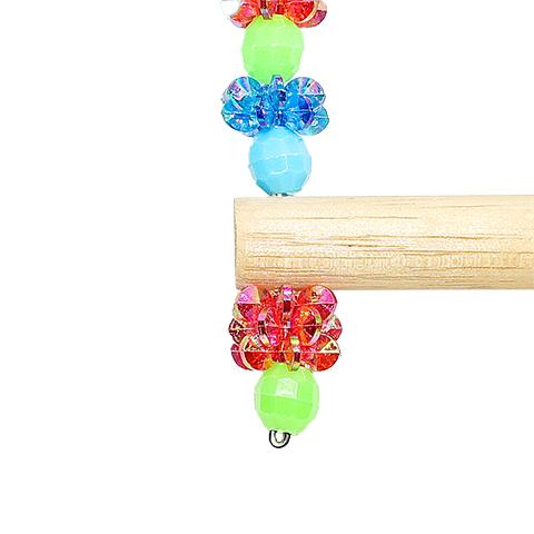 ビーズブランコ レトロ＜M＞/おもちゃ 止まり木 ぶらんこ びーず 小鳥