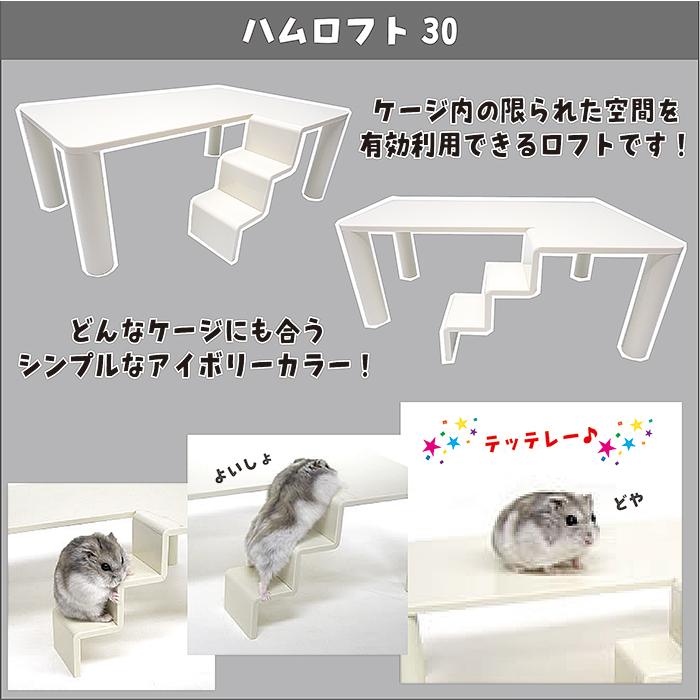 ハムロフト30/水槽 中二階 ハムスター ジャンガリアン ゴールデン