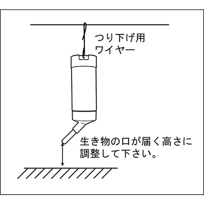 三晃商会 マルチボトル260/吸水器 給水器 ウォーターボトル 水飲み