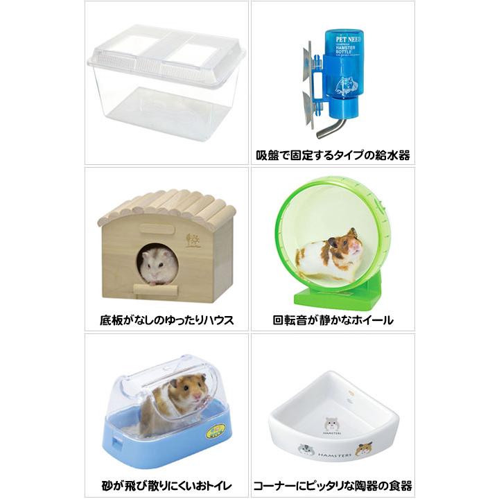 ジャンガリアンハムスター飼育セット ゆったり/飼育ケース 飼育 ジャンガリアンハムスター飼育セット ゆったり/飼育ケース 飼育