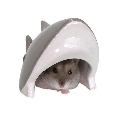 三晃商会 陶器ハウス サメ/寝床 隠れ家 ジャンガリアン ドワーフ