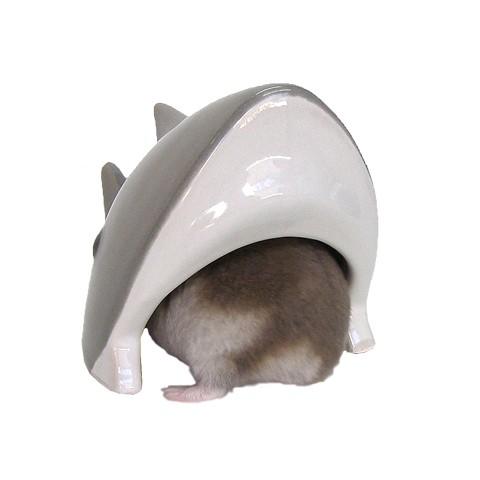 三晃商会 陶器ハウス サメ/寝床 隠れ家 ジャンガリアン ドワーフ