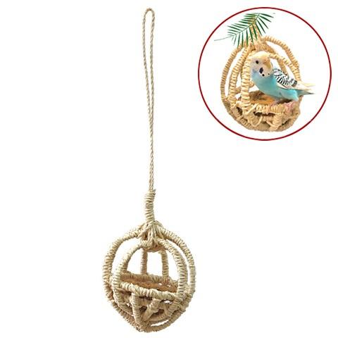 R.♥️小鳥ちゃん❤ゆらゆらハウス❤️ミックスカラー系❤️インコ 文鳥 他 カワイ(ペット用品) 小鳥のゆらゆらハンモック(文鳥用WARA・G付き