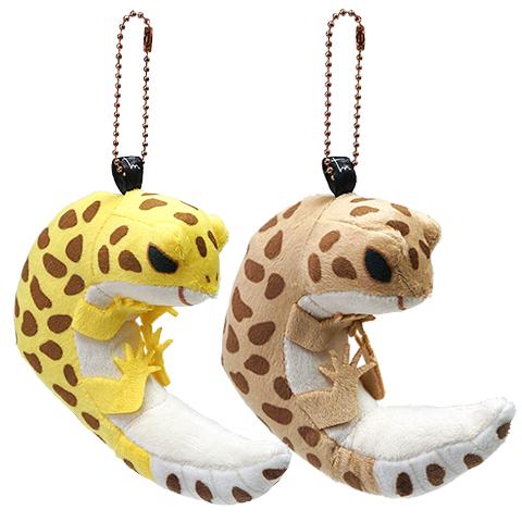 お座りヒョウモントカゲモドキ キーホルダー/レオパードゲッコー
