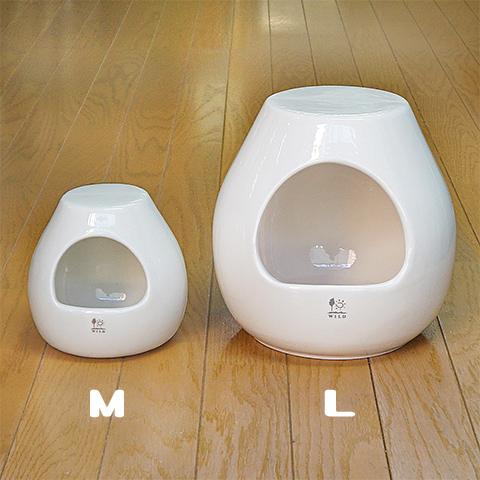 三晃商会 ポットハウス L/お家 寝床 陶器 砂浴び デグー チンチラ