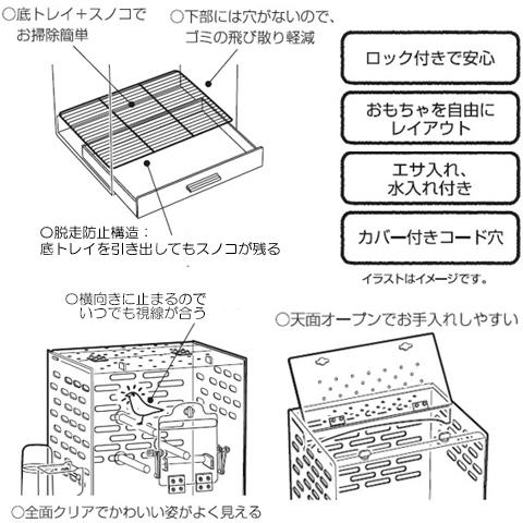 GEX（ジェックス） 「コトリウム350-II」と「布カバー」のセット