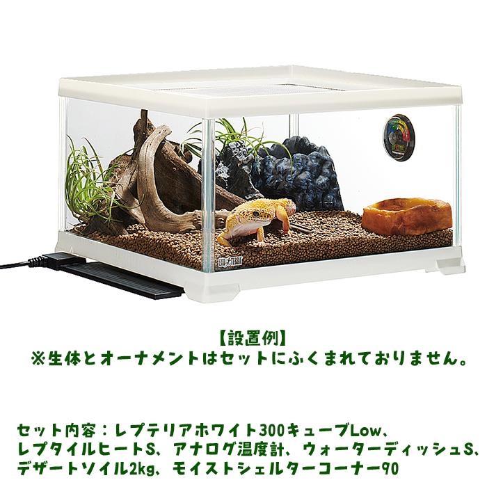 GEX（ジェックス） レオパ飼育キットM/ケージ ゲージ ガラスケース