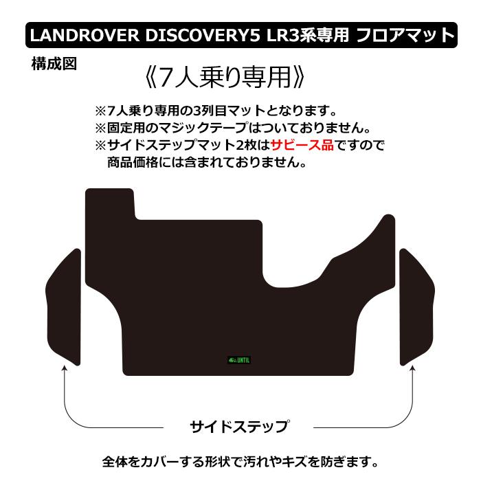 ランドローバー ディスカバリー5 LR3系 7人乗り専用 3列目マット