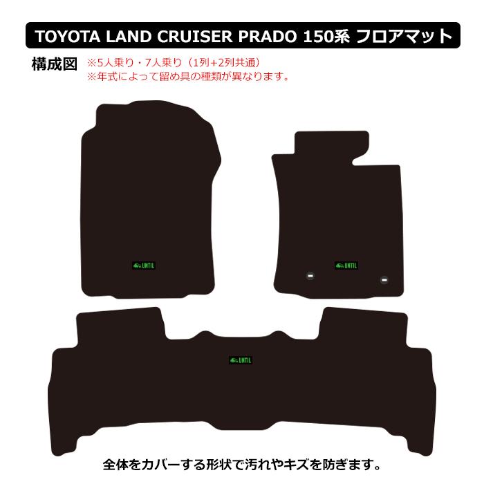 TOYOTA ランドクルーザープラド 150系 5人乗り 7人乗り 共通 LAND 