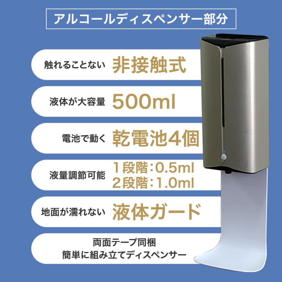 AI顔認証検温モニター AI顔認証 顔認証検温機 自動手指消毒