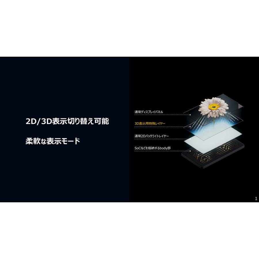 ZTE Corporation LPD-20W nubia Pad 3D 3D表示 Androidタブレット LPD20Wの画像
