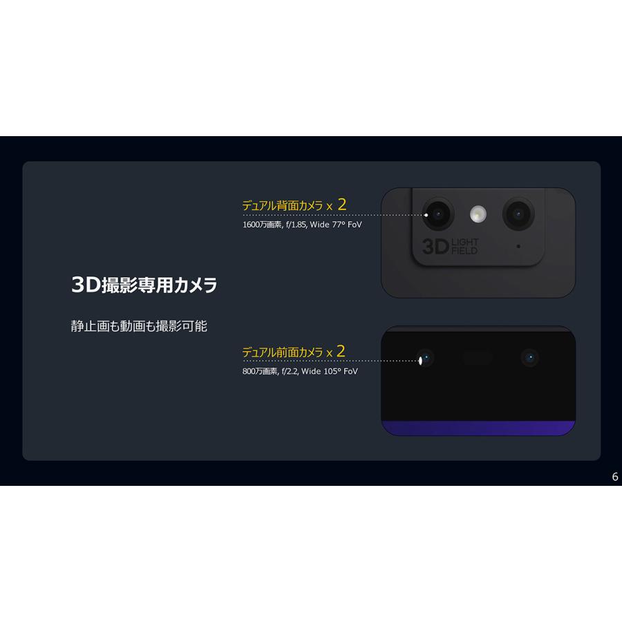 ZTE Corporation LPD-20W nubia Pad 3D 3D表示 Androidタブレット LPD20Wの画像