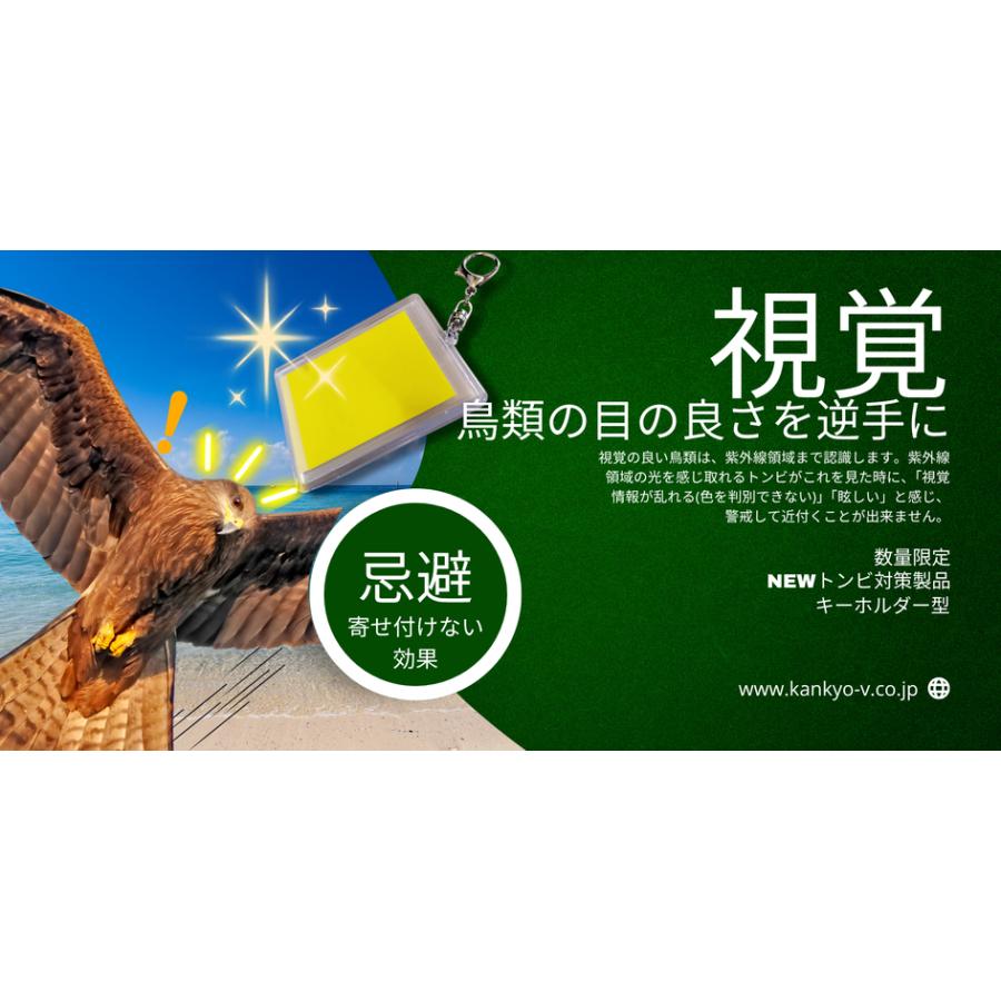 トンビGuard 「T Yellow card」 トンビ＆カラス対策・カラス除け