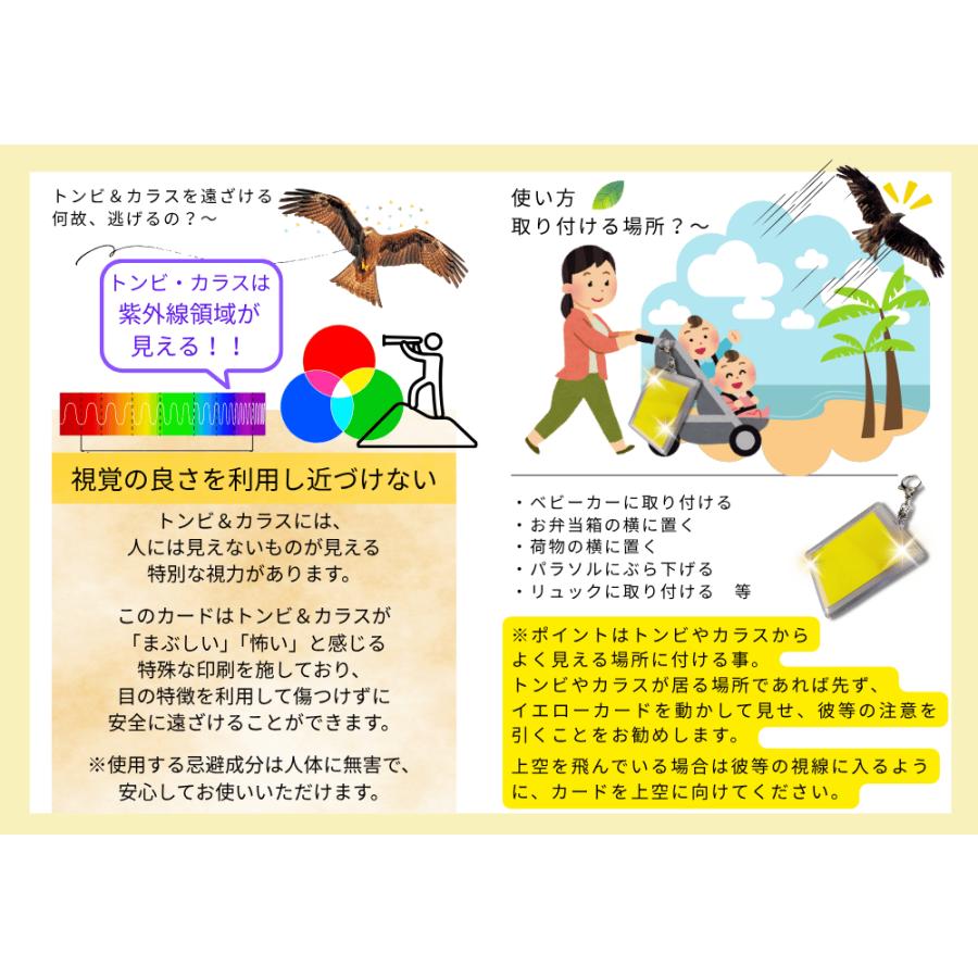 トンビGuard 「T Yellow card」 トンビ＆カラス対策・カラス除け
