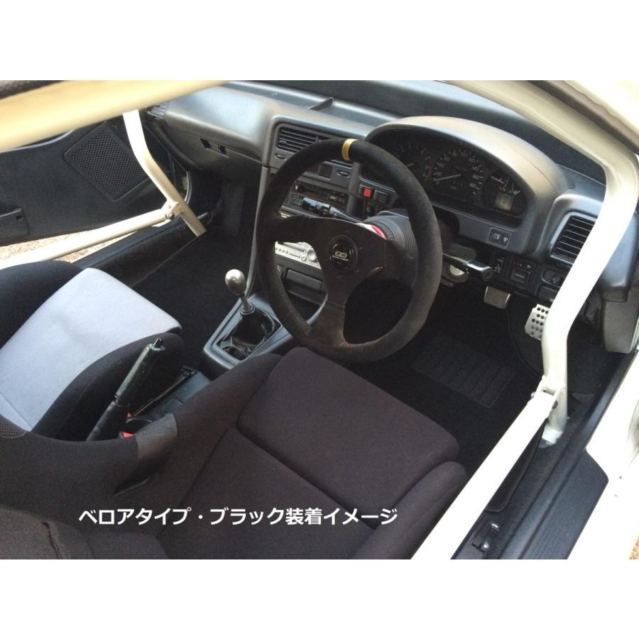 ポルシェ 911 996 フロアマット 1998-2004年 ベロアタイプ｜hebu-japan｜08