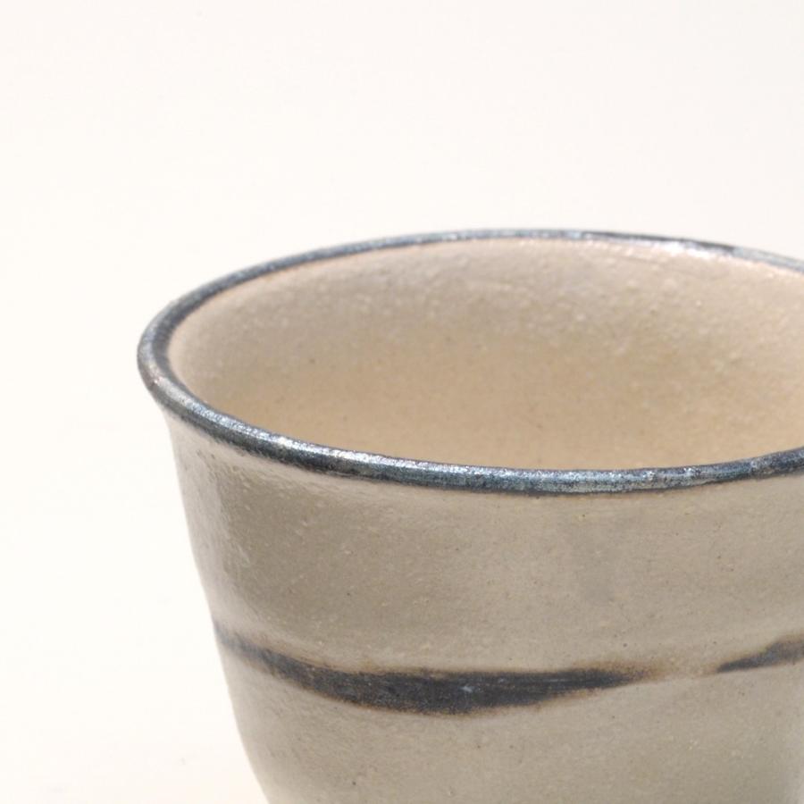 信楽焼 灰釉刷毛目湯呑み5客揃い信楽焼 灰釉刷毛目湯呑み5