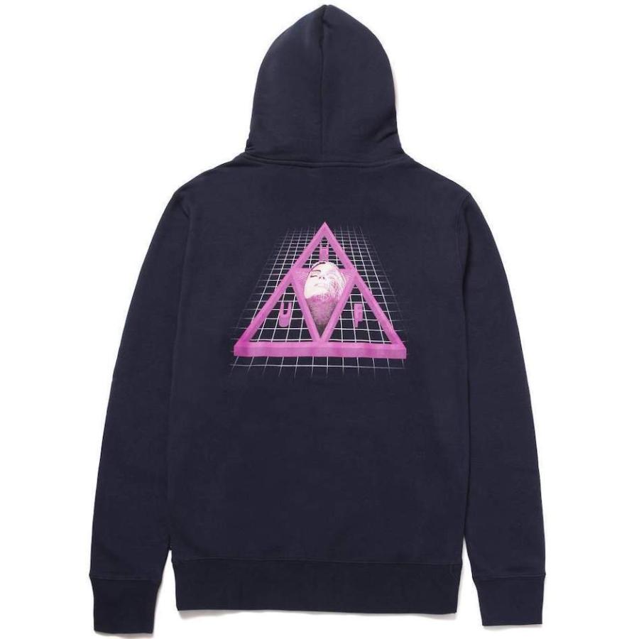 HUF 新作　DIGITAL DREAM TT P/O フーディー　パーカー HUF（ハフ） HUF Digital Dream TT Pullover Hoodie Navy Blazer S