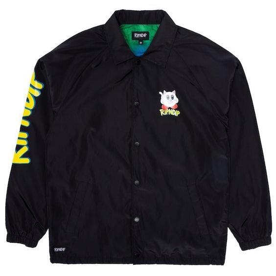 RIPNDIP Ripndip Nermby Coaches Jacket Black S コーチジャケット