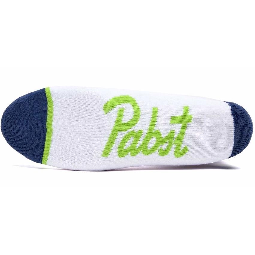 HUF PBR Logo Crew Socks White 靴下 ソックス 送料無料｜hectarz-com｜02