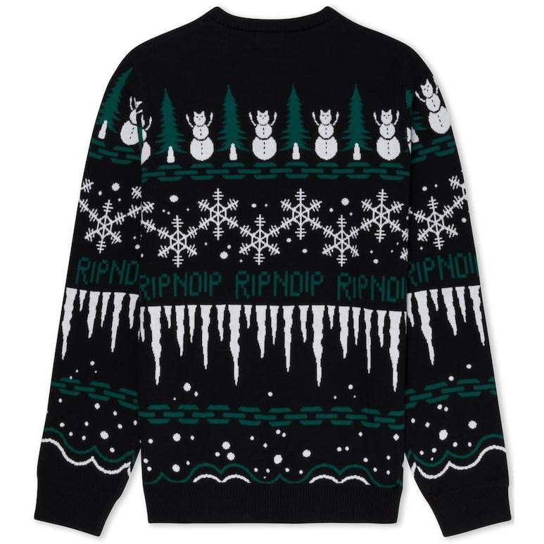 RIPNDIP（リップンディップ） Ripndip HoHoHo Knit Sweater Black M 