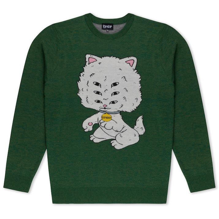 RIPNDIP（リップンディップ） Ripndip Big Head Knit Sweater Pine 